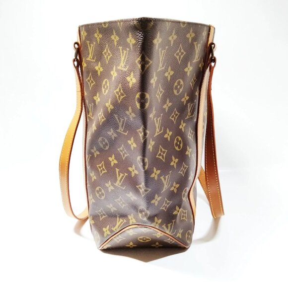 Authentic Louis Vuitton Sac Shopping Brown Monogram Tote Bag mn845-111825 - Picture 3 of 16